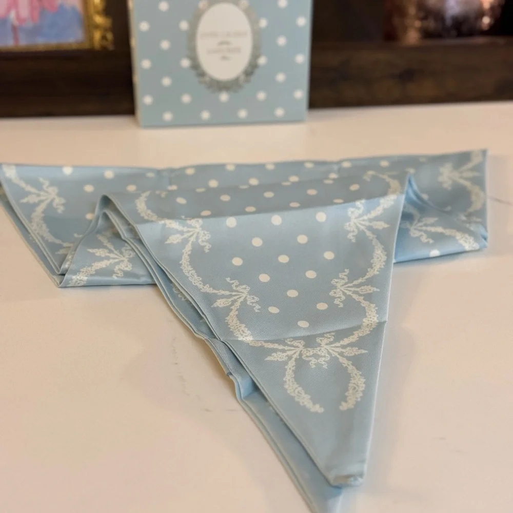 🩵 NWT ESTEE LAUDER X LADUREE SCARF! - Picture 2 of 8